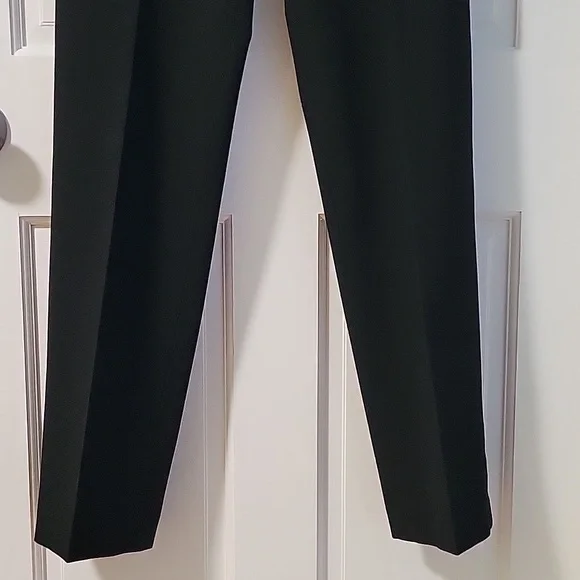 J. Ferrar Black Slim Tuxedo Style Dress Pants 30 X 32 - Picture 7 of 12